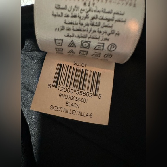 BCBGMaxAzria BLACK ELLIOT STRAIGHT LEG TROUSERS Size 6 - Picture 13 of 15